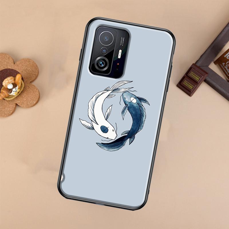 Koi Fish Yin Yang Case For Xiaomi POCO X7 X6 X5 X3 Pro F3 F5 F6 M6 Pro 13 14 Ultra 11T 12T 13T 14T Pro Cover