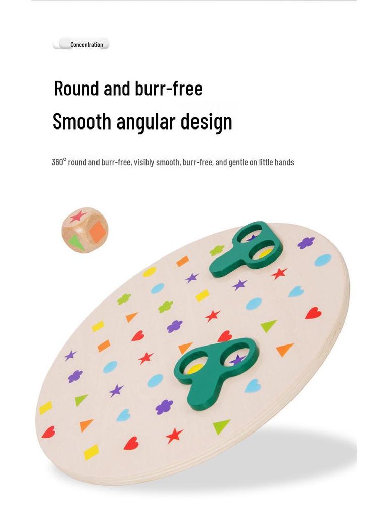 Shape Match Battle: Kids' Reaction Training Table Game for Parent-Child Interaction