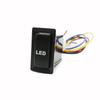 Car Blue LED Light DRL Fog Lamp Power On Off Switch Radar Camera Misic Button For Toyota LC95 2002 For HINO 500/700 Accessories