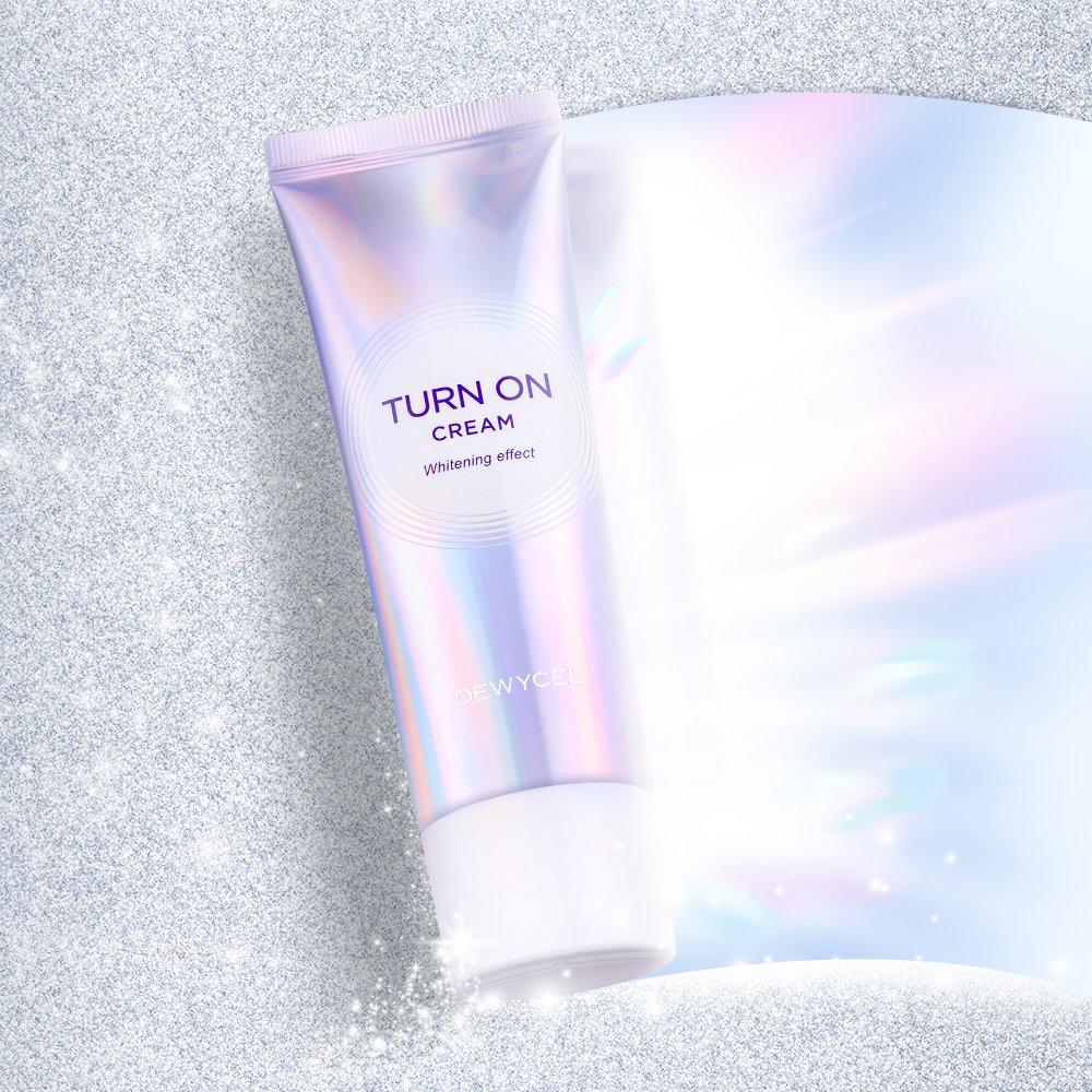 DEWYCEL Whitening Tone-up Base Turn-on Cream 50ml / Milky White Whitening Cream