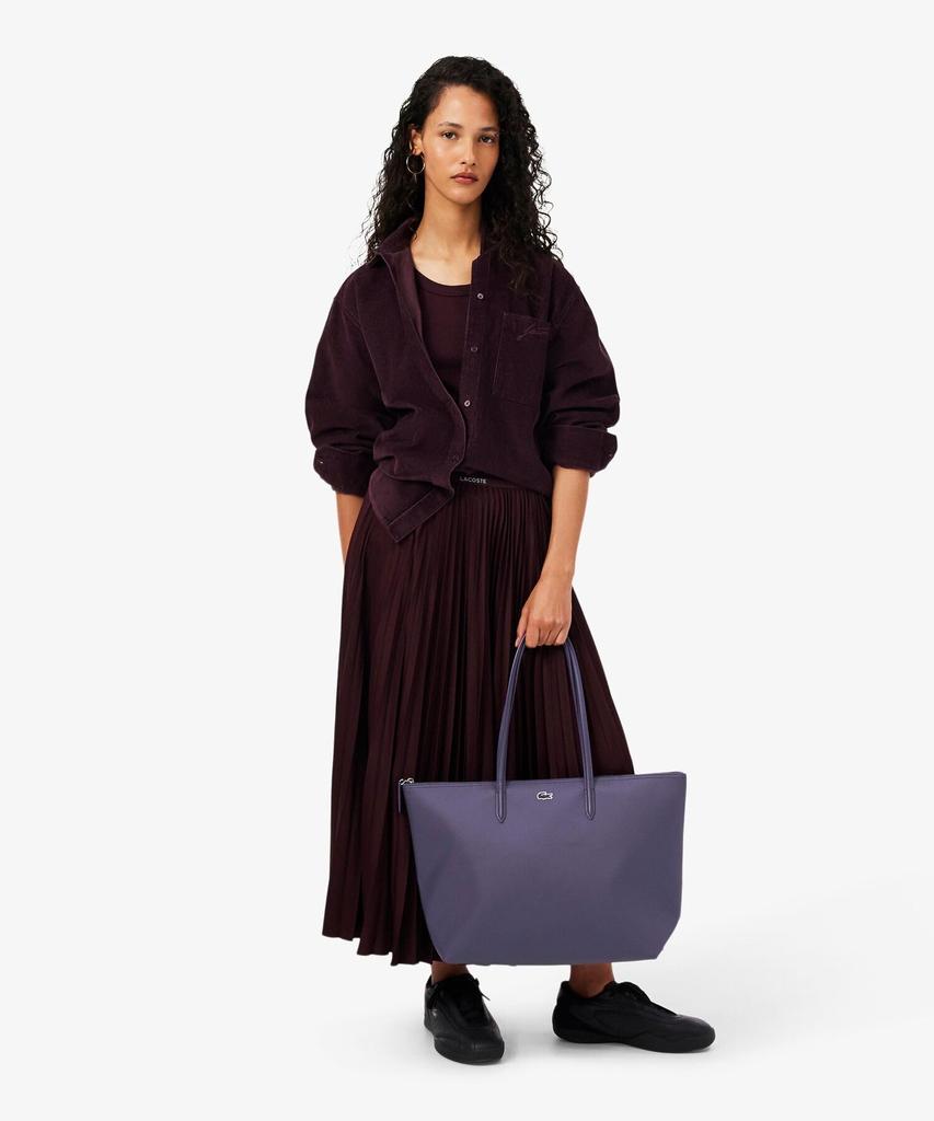 Petit Large Tote Bag NF1888PM Violet Free Size [Lacoste] [Official] L.12.12 Piqué