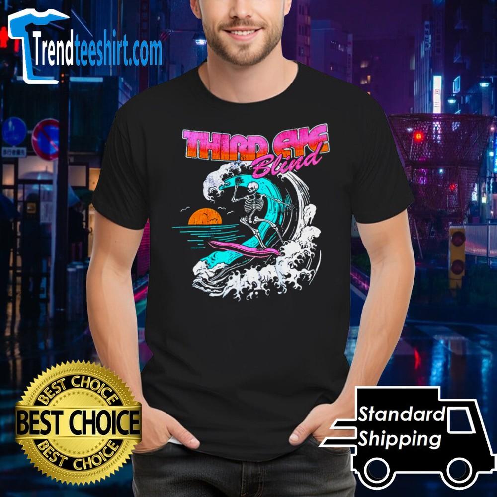 Third Eye Blind Skeleton Surfing Shirt Unisex T-Shirt XXXXL