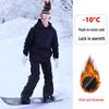 Cleanfit Winddichte Wasserdichte Skihose, Gerader Schnitt mit Plus-Samt, für Damen und Herren