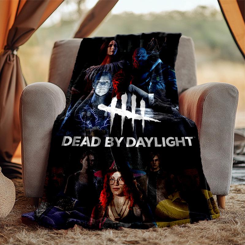 Dead Daylight Flannel Blanket Soft Warm All-Season Throw, Design for Camping, Car Travel, Hiking Sofa, Bed, Office Perfect Gift for Parties