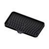 Large Silicone Soap Dish for Bathroom, Non- Draining Soap Holder with -Guided Design