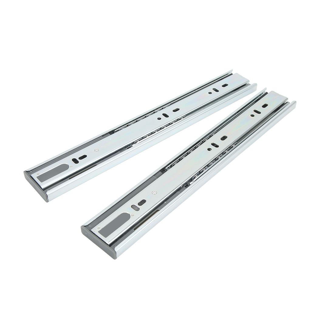 2 Pcs Drawer Slides 12in 30KG Load Capacity Ball Bearing Cabinet Rails Tool for RVs Yachts Home Use