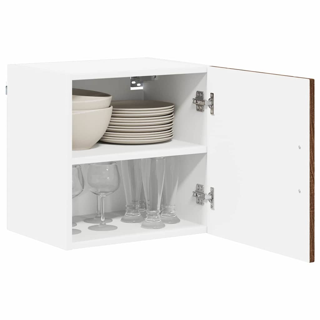 Wall Cabinet LUCCA 2 pcs Brown Oak 40 x 31 x 40 cm