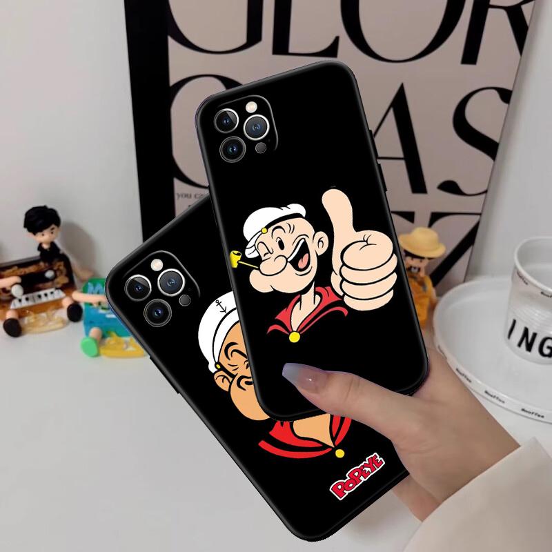 RP53 P-Popeyes New High-End Shell Phone Case for Redmi Note 8 9 Pro Max 9S 9T 9C NFC 8T 8A 10A A4