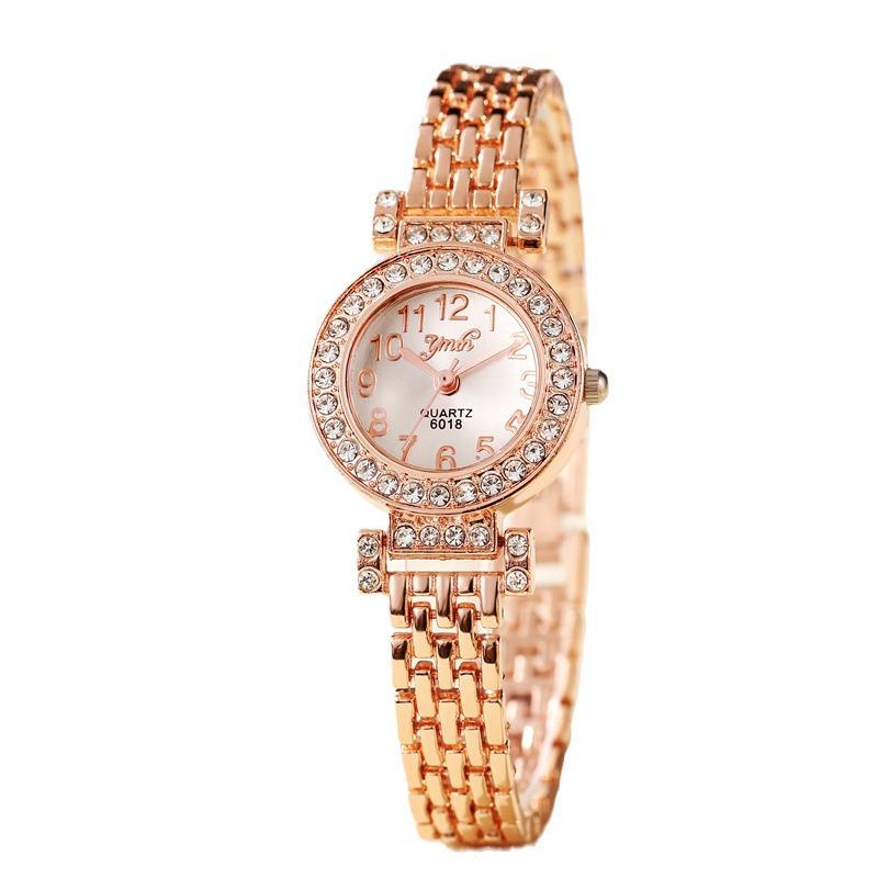 Trendy Diamond-Set Women's Fashion Digital Wristwatch