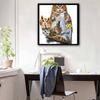 New Arrival 5D DIY Full Circle Diamond Painting "Owl" Embroidery Cross Stitch Home Decor Gift