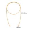 2025  Creative Hip-Hop Irregular Ccb Long Necklace For Women Trendy Y-Shaped Pendant Necklace Jewelry Accessories Gift