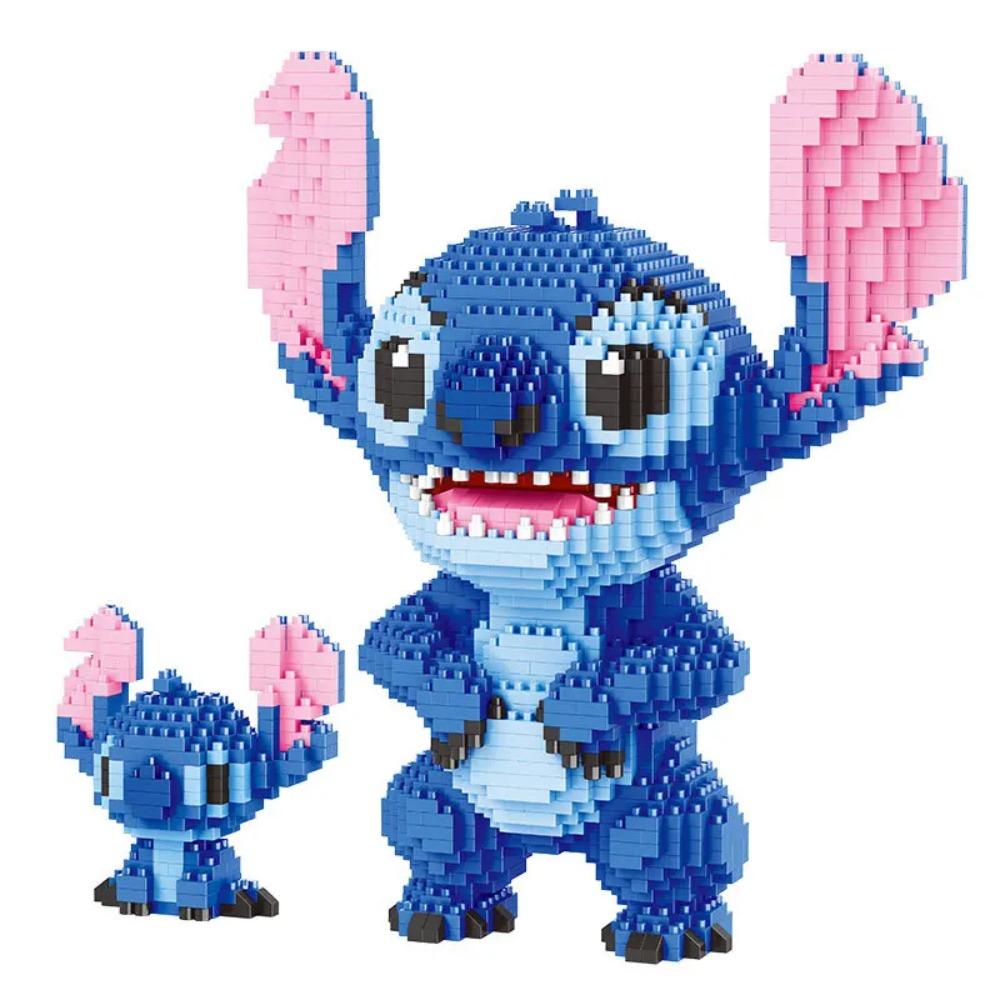 

Аніме Стіч Будівельні Блоки Ангел Скрамп Гітара Тримає Книгу Стіч Модель Зібрані Іграшки Дитячий DIY Міні Цегляна Фігурка With Box