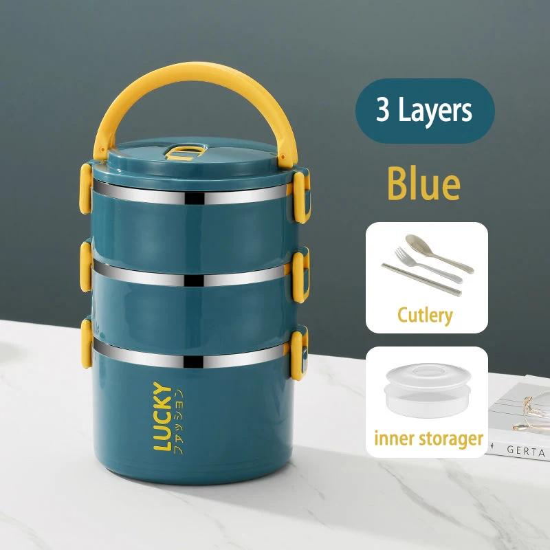 Portable Insulated Bento Box for Kids - Thermo Food Container with Lunch Bag | Food Warmer
