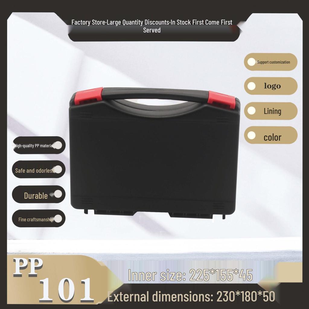 Premium Drop-Resistant PP Portable Tool Case for Flashlights & Electric Drills