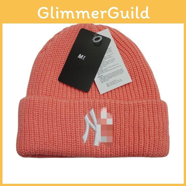 Girl Knitted Embroidery Cap Black Hat No Brim Warm Beanie Winter Casual Wear