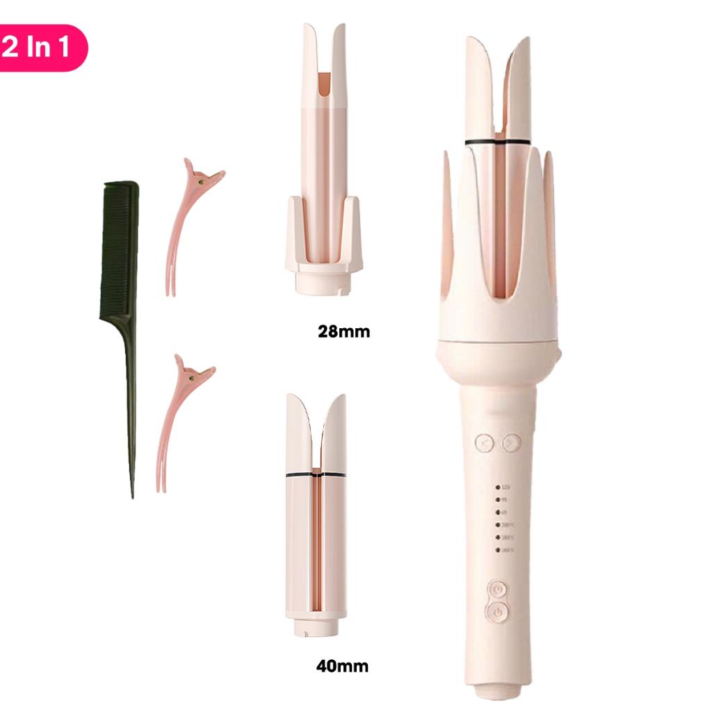 

Автоматическая плойка 32 мм Профессиональная плойка Автоматически вращающаяся керамическая бигуди-палочка 40 мм Плойка-волна для волос US