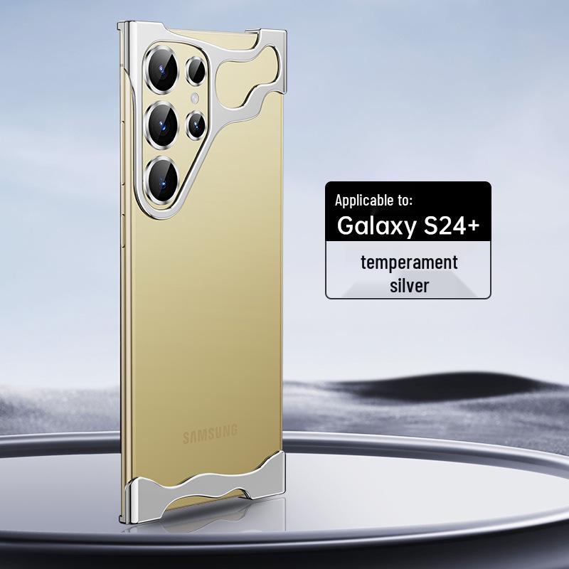 Samsung S24+ Ultra Metal Case: Borderless, Drop-Proof, Bare-Metal Feel