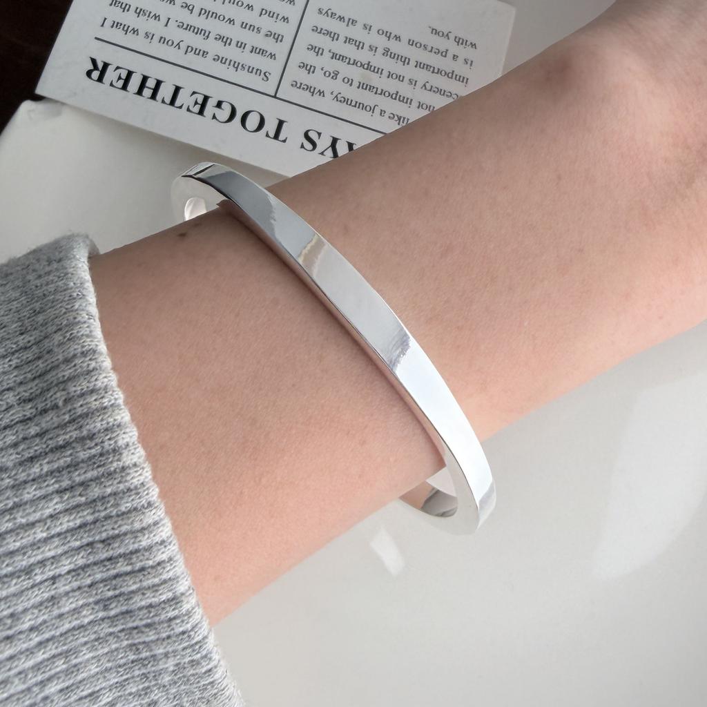 Xiaomi 100% Solid 925 Sterling Silver Metal Bracelet for Women Vintage Handmade Simple Heart Tassel Bracelet Birthday Gift Party
