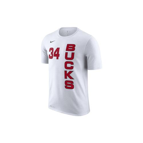 Nike NBA Giannis Antetokounmpo Bucks T-Shirt White Men s AO0903-101 M