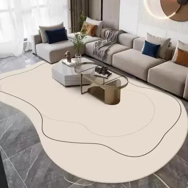 

Модний килим неправильної форми, колірний градієнт, плюшевий, для дому, дивана, великий розмір, килимок для підлоги, спальня, біля ліжка, килимок на підлогу 80x120cm