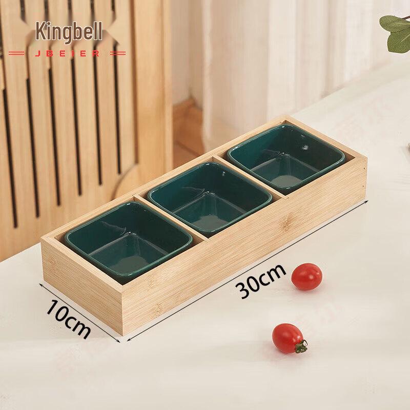 Деревянный многосекционный сервировочный поднос Jingbeier