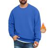 Men's Lined Sweatshirts Premium Heavy-weight Fleece Pullover Thick Thermal Sweatshirts