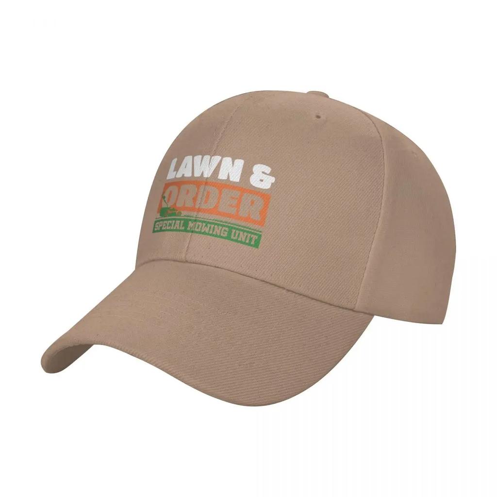 Funny Lawn Order Special Mowing Unit Baseball Cap Unique hats Hat Man For The Sun tea Hat Caps For Men Women's