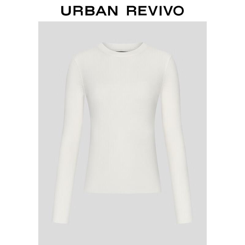 UR Women's Ribbed Knit Long-Sleeve Sweater