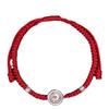 s9Pure Silver Zodiac Bracelet for Women - Snake Zodiac Red Rope Bracelet, Woven Bracelet for the Year of the Snake