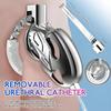 2026 New Upgrade One-Piece Adjustable Snap Ring Metal Chastity Cage Men's CB Cock Cage SM Aluminum Alloy Urethra Lock Device Toy