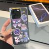 Clear Square Back Tube Case Protection For iPhone 16 ProMax 12 15 Plus 13 11 14 Pro Max Anti-Oxygen,Birthday Teddy Pattern Casing