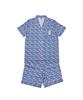 [DANCOMMA] Detective Conan Heiji Hattori Talisman Pattern Short Sleeve Pajamas [Shipped from Korea] 100% Authentic
