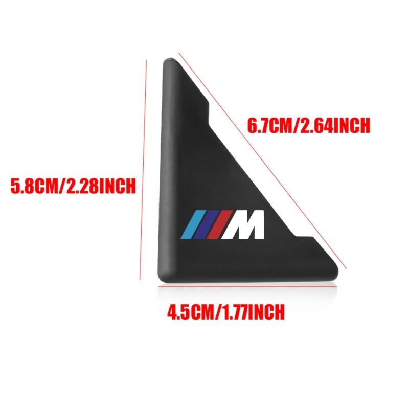 2 stk/sett Gummi Bil Dørhjørne Anti-Riper Beskyttelsesdekaler For BMW M E46 Serie 1 E90 E60 F30 X1 F48 F20 Auto Tilbehør