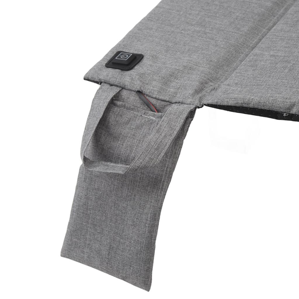 Foldable Heated Seat Cushion 3 Fold USB Heating Adjustable Temperature Heated Folding Chair Cushion Pad for Camping Hiking