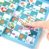 Brainteasers Purple Cow Magnetic Snake Ladder Board Game, popular Korean game