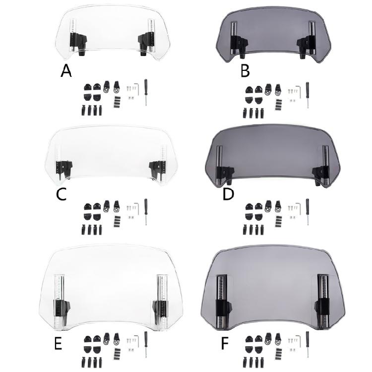 Foldable Motorcycle Windscreen Barrier Sturdy for Effective Wind Resistance Bikers Travel Friendly Easy Carry Windshield