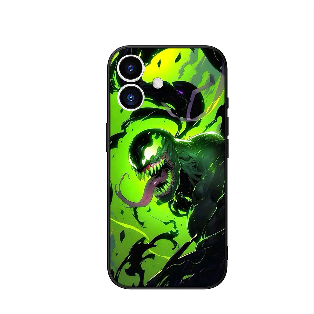 

Venom Logo Marvel Phone Cover Case for Xiaomi Redmi Note 14 12 13 ProPlus A3 Pro Plus 12C 13C 14C 5G 4G Casing Redmi Note 14 4G (Global)