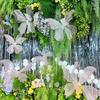 NEW 3D Simulated Flowers 40CM Colorful Veil Butterfly Large-scale Giant Layout Background Decoration Road