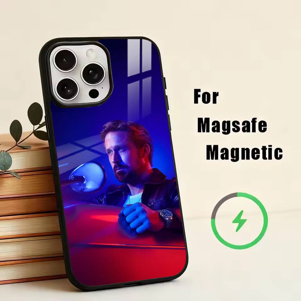 R-Ryan Gosling Phone Case For iPhone17,16,15,14,13,12,11 Plus,Pro Magnetic with Magsafe Wireless Charging
