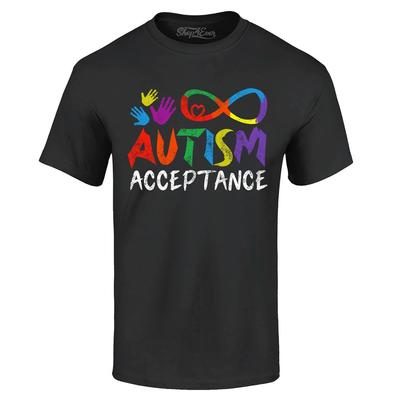 Autism Acceptance Infinity Symbol T-shirt Autism Shirts