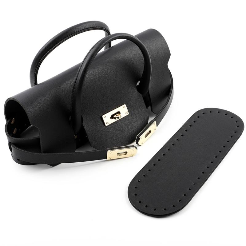 Customizable Handmade Bag Crafting Set PU Knitting Handbag Bottom Sewing Accessories for Unique Creation