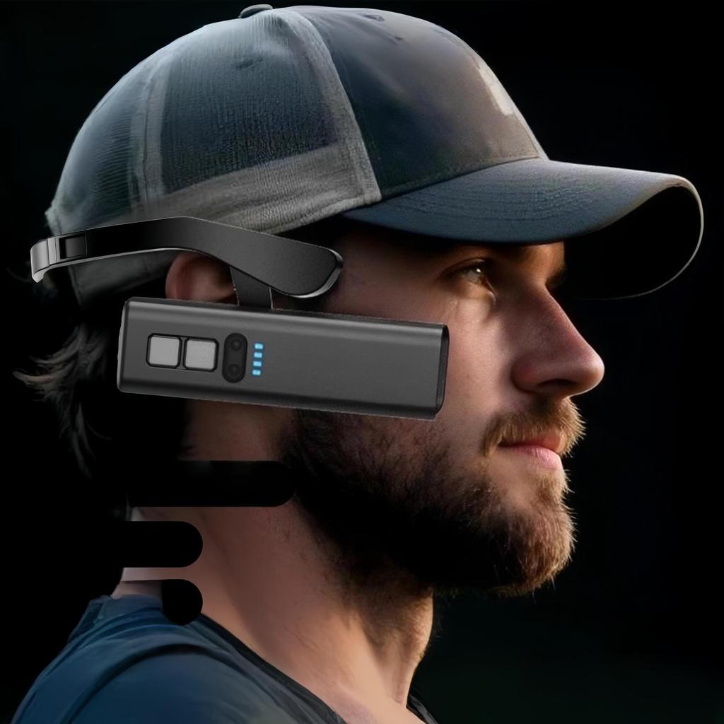 Outdoor Head-Mounted LED Lamp with Motion Sensor Long Battery Life High Brightness Ear-Hanging Flashlight Multifunctional Headlamp for Night Fishing