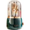 Makeup Organizer and Storage Cosmetic Brush Holder Bucket Rotatable Multigrid Partition Waterproof and Dustproof Makeup Storage Box Dressing Table