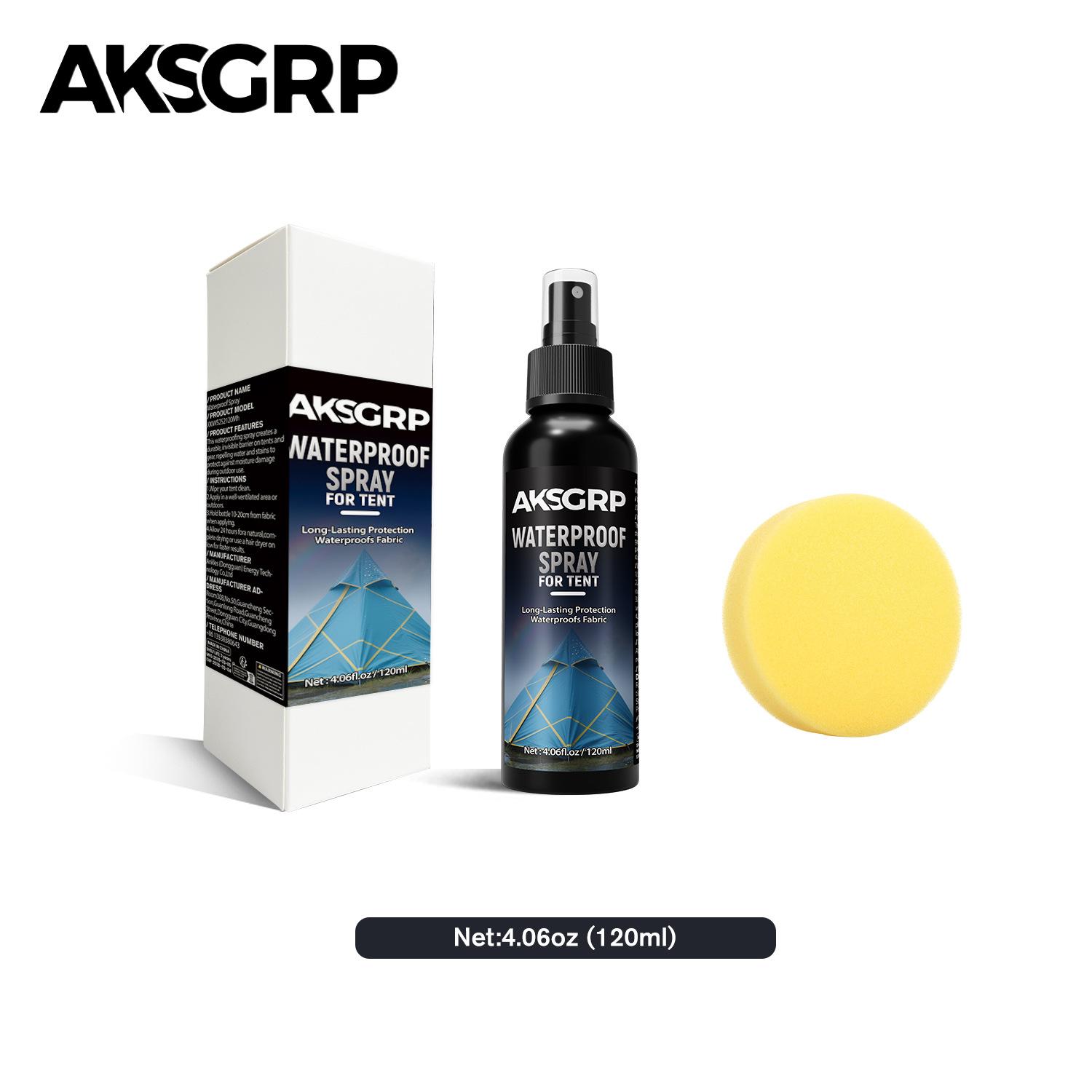 Нано-покрытие для палаток Водоотталкивающий спрей - Супергидрофобный водоотталкивающий для обуви, палаток и снаряжения для активного отдыха, Нано-технология дождевика 120ml