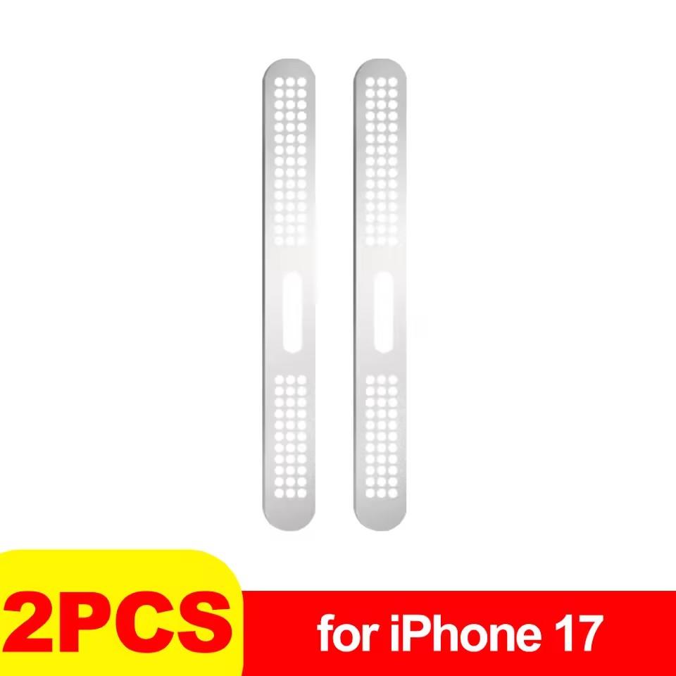 2/10PCS Metal Speaker Dust Sticker for IPhone 17 Pro Max Air 17PM 17Pro Speaker Protective Cover Mesh Dustproof Net For iPhone17
