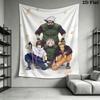 Naruto Wall Tapestry Aesthetic Wall Hanging Printed Fabric Blanket Decorative Tapestries For Bedroom Living Room Home Decor