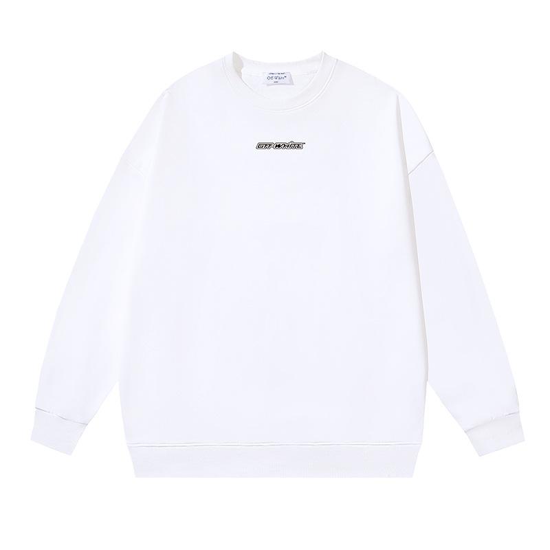 1236 Off-White 2026 Herbst und Winter Neu OW Dreidimensionales Quadratpfeilmuster Herren und Damen Rundhals-Hoodie