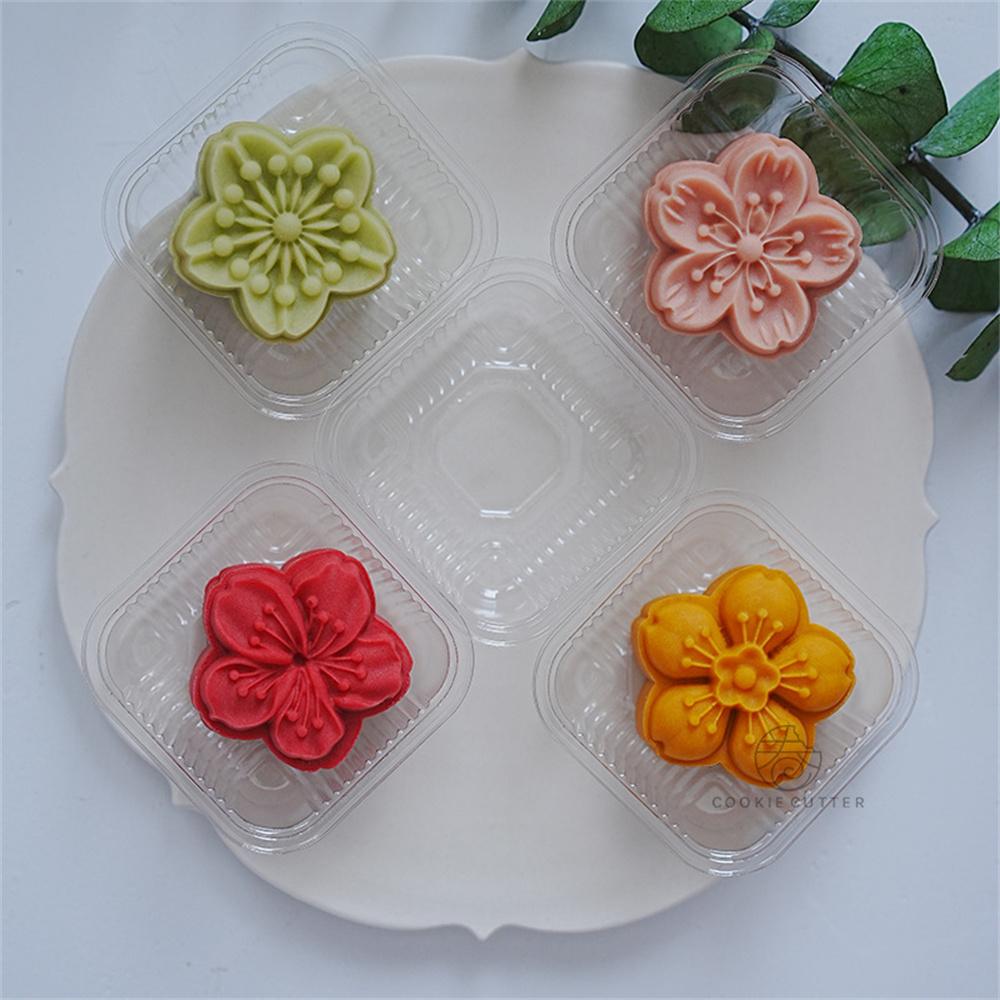 Manual Molding 4.7cm Mold The Flowers Household Tool Baking Utensils Food Supplement Mold 50g To Bake Moon Cake Cake Tools Abs
