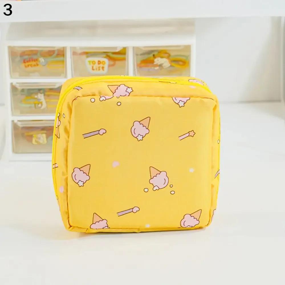Waterproof Tampon Storage Bag Sanitary Pads Coin Purse Bag Travel Portable Makeup Lipstick Pouch Cute Data Cables Organizer