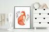 Picture Poster In a Frame A4 Cm Fox PD266